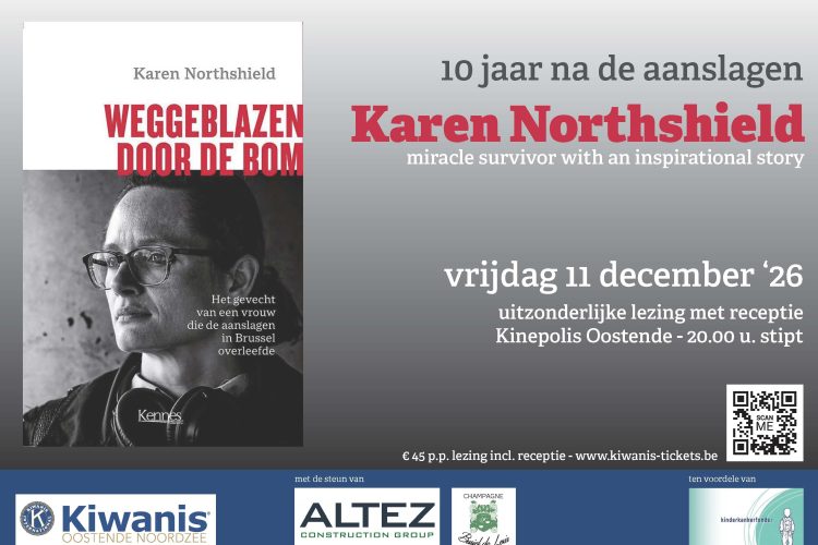 Laat je raken en inspireren tijdens een beklijvende avond met Karen Northshield – een krachtig verhaal over veerkracht, hoop en doorzettingsvermogen na terreur.